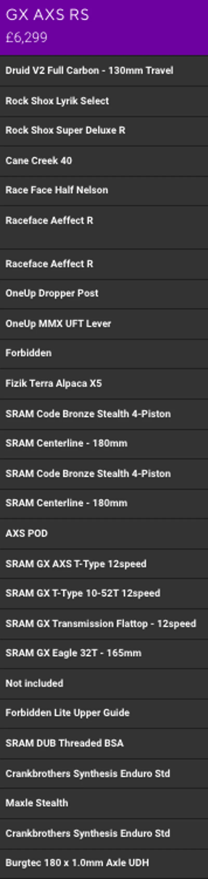 Forbidden Druid V2 - GX RX Build - 29 Inch - LARGE / S3 ONLY - Green-1